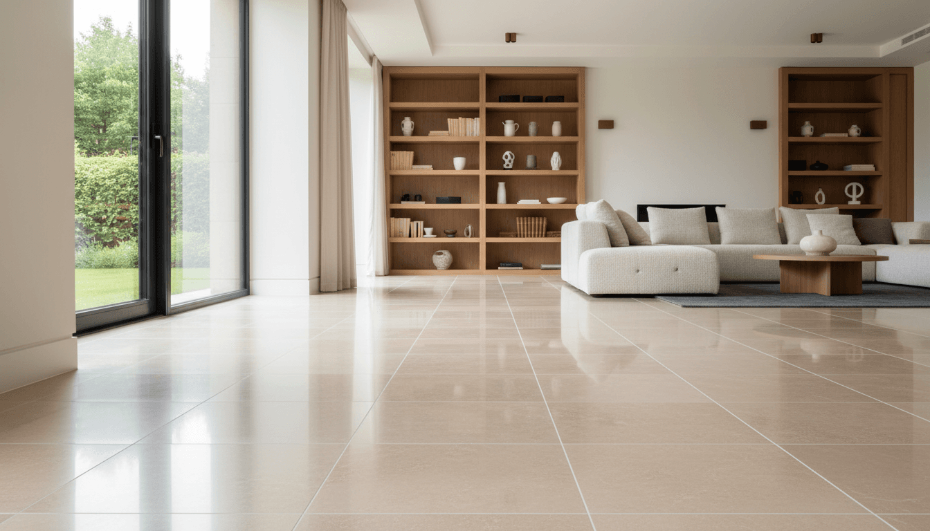 Finished pool table installation in home setting